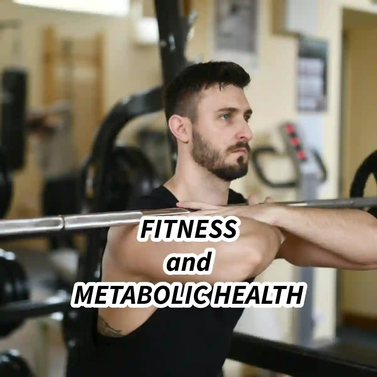 Illustration representing Fitness and Metabolic Health, including exercise, metabolic wellness, and physiological health.