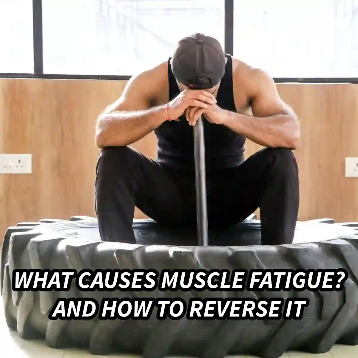 Man experiencing muscle fatigue illustrating the scientific causes of fatigue during exercise