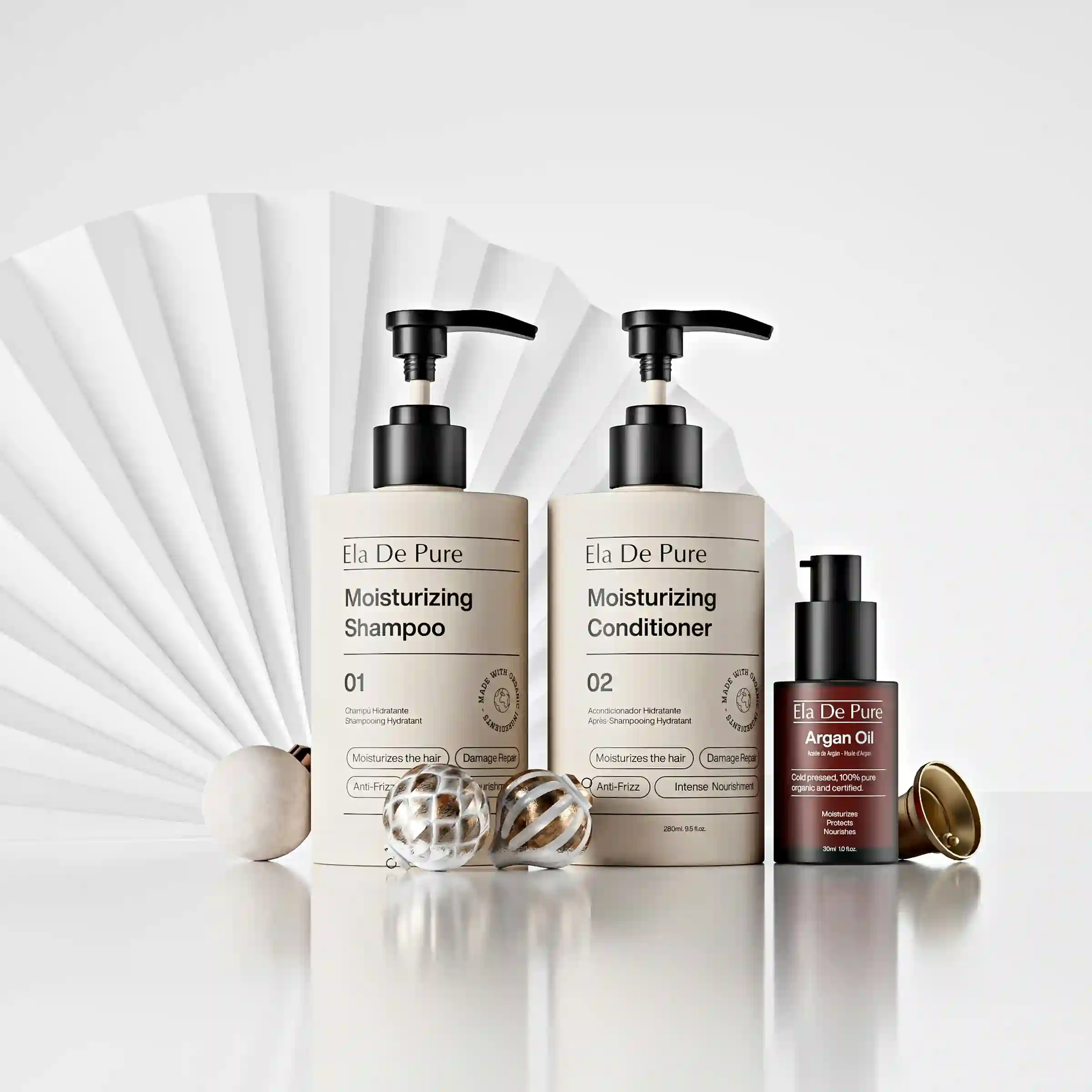 Hair and Beauty Products Banner.