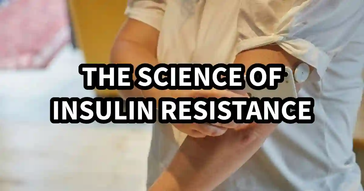 Illustration showing a person with insulin resistance