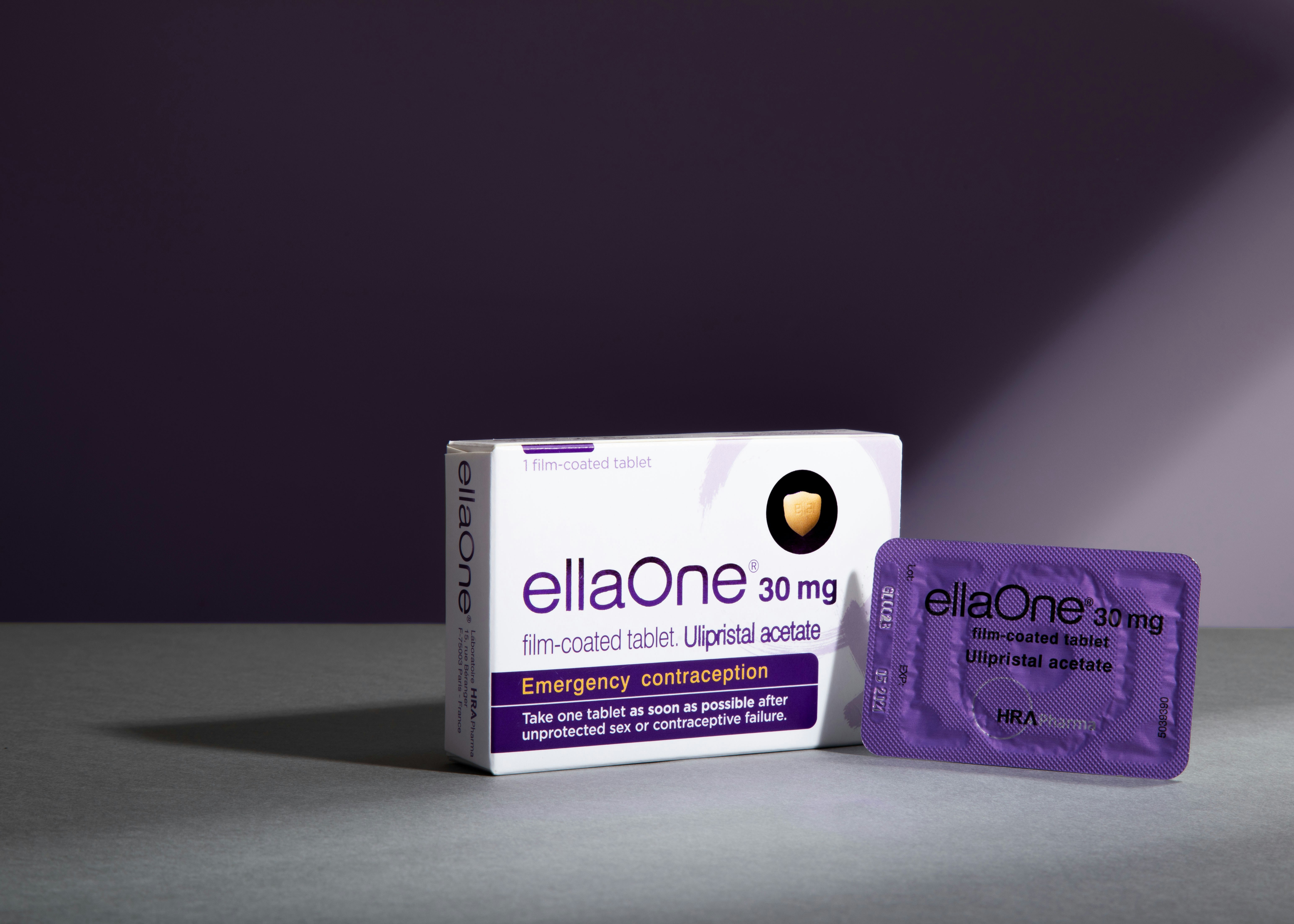 A picture showing ellaOne Emergency Contraceptive Pills.