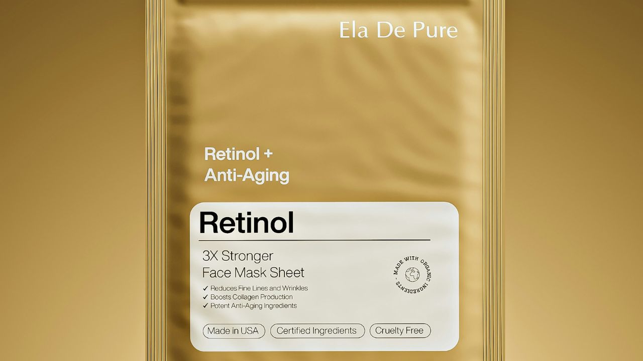A picture showing retinol anti-aging face-mask-sheet