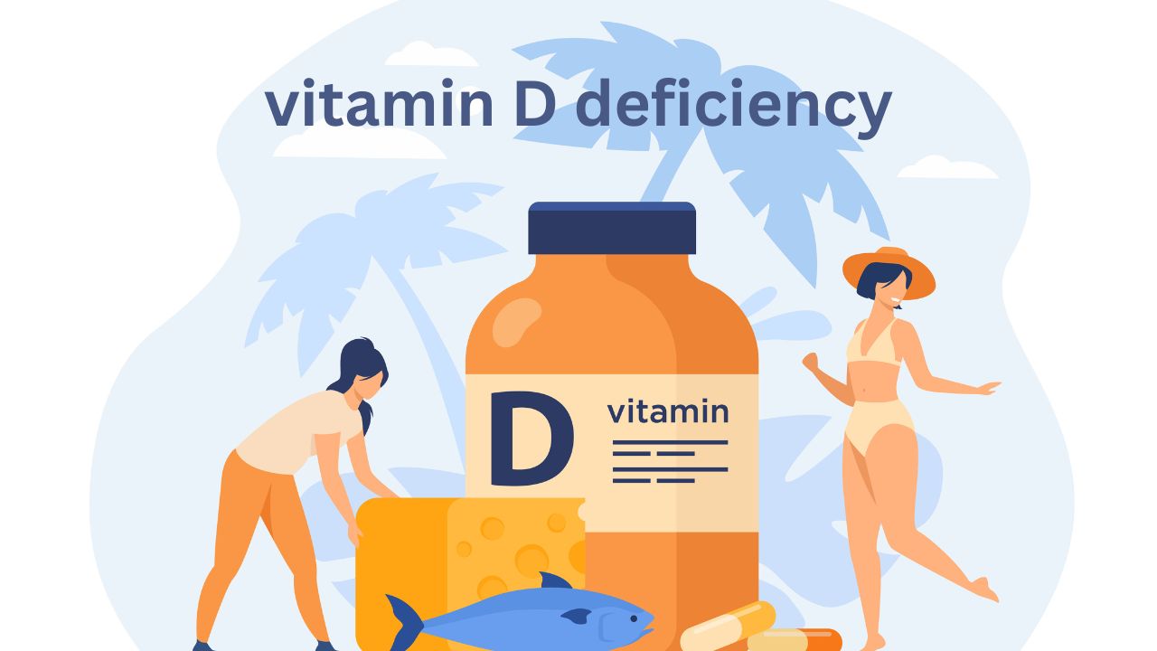 A picture showing vitamin D deficiency.